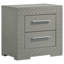 Table de chevet 2 tiroirs gris ultrabrillant-1341122113