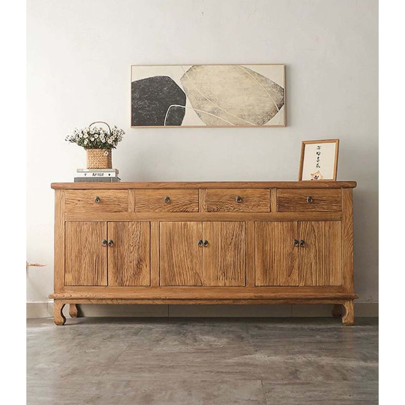 New Chinese Style Elm Wood Sideboard