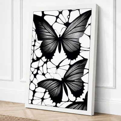 Twin Butterflies Minimalist - Print