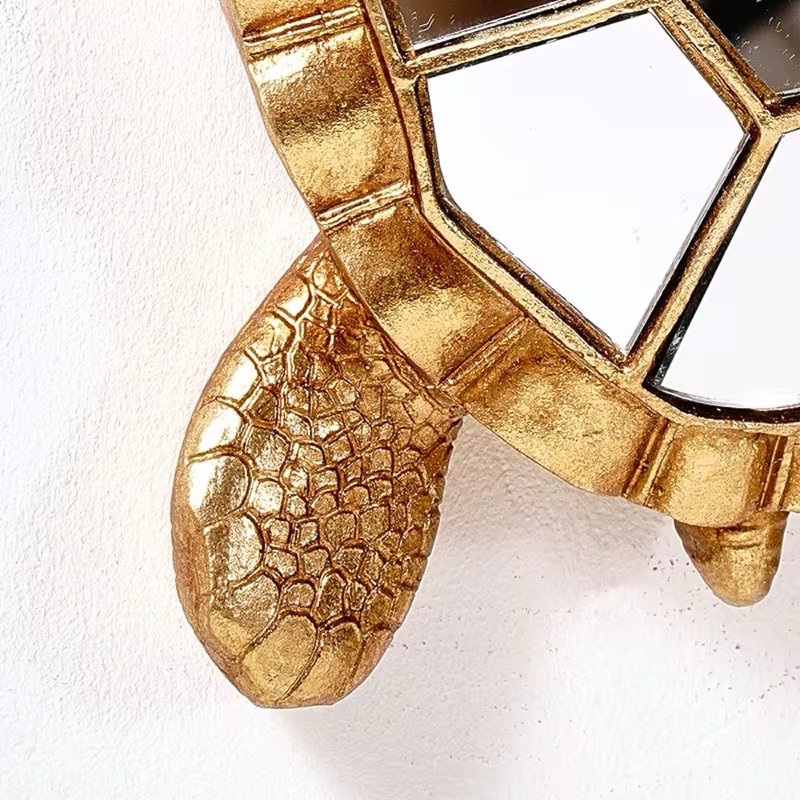 Miroir d'appoint mural miroir miroitant Safari Glam
