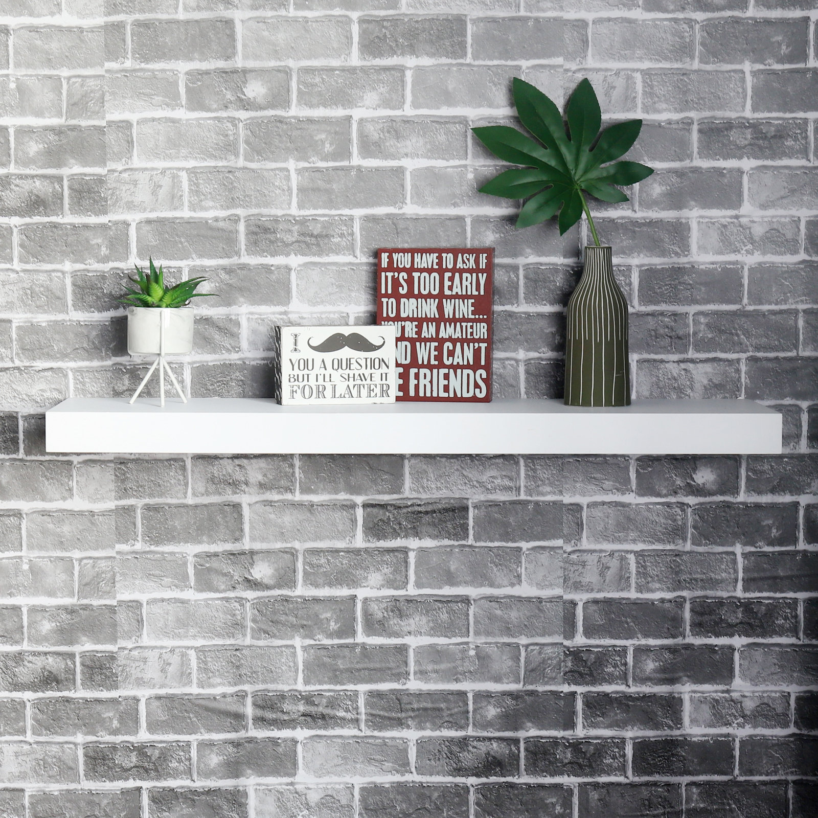 Bovina Floating Shelf - 2" H x 36" W x 9.25" D