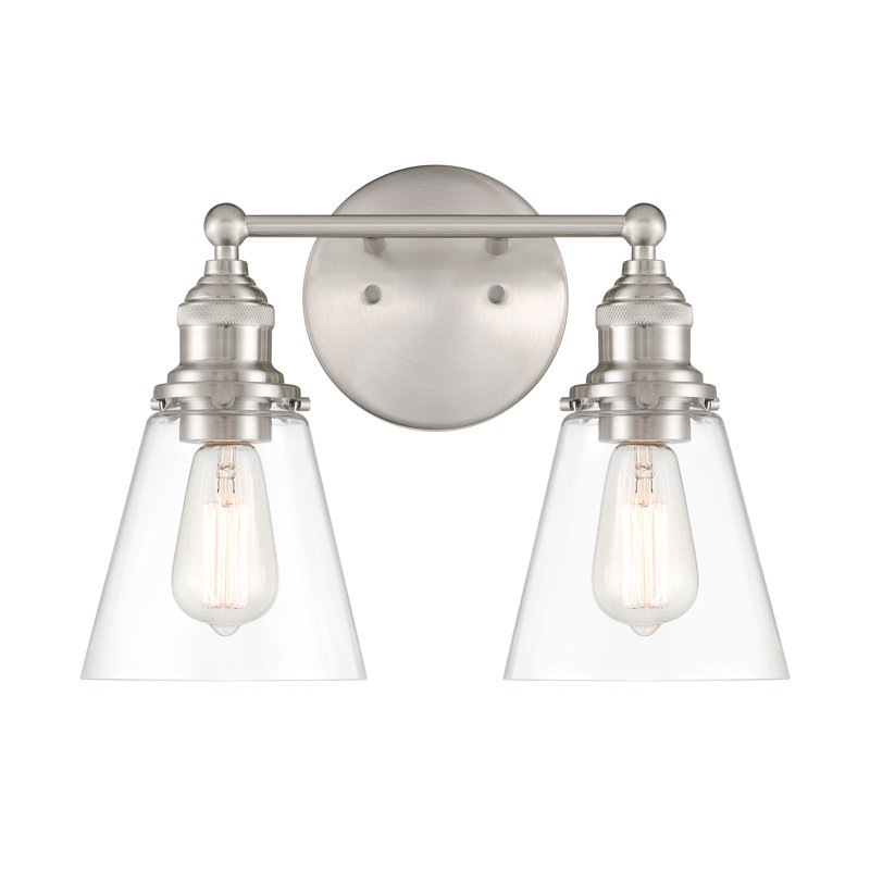 Meuble-lavabo 2 lumières 15 po Barwell, H 11,75 po x l 15 po x P 7,5 po, Deux lumières