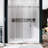 50" - 55" W x 76" H Single Sliding Frameless Shower Door-85016943