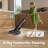 MOVA M10 Wet Dry Cordless Mop Vacuum, 18000Pa Suction, 180° Lie-Flat, Dual Edge with Hor Air Self-Drying