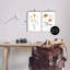 «Flower Stem Bees», ensemble de 2 plaques murales par Katrina Pete-1421194982