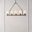 Lustre linéaire moderne à 5 lumières Adalric