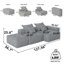 Canapé modulaire Boneless-1423870348
