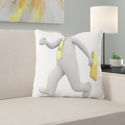Microsuede Throw Pillow