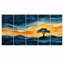 «Blue Desert Survivor Tree of Life III», ensemble d'art sur toile arbre de vie-366464143