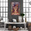«Woman Stay Strippy Little Hippie», impression sur toile tendue-1422386451