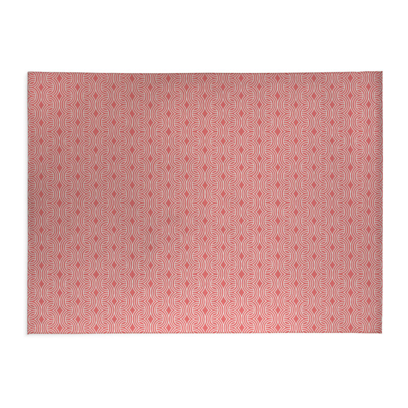 Byrdhill Child Lock Low Profile Kitchen Mat, Rectangle 3' x 5', Dusty Rose