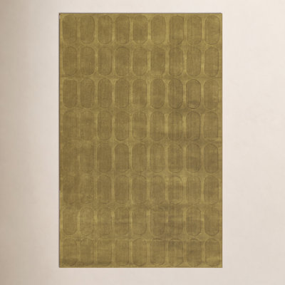 Mazzi Geometric Hand-Loomed Wool Area Rug