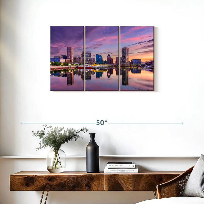 Sebbie Baltimore Skyline, H 20 po x l 33 po