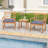 3 Pcs Acacia Wood Patio Bistro Set Outdoor Chairs With Coffee Table For Porch-658964159