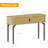 Fluted Console Table with Storage,Wood Sofa Table with Sliding Door,Entryway Table with Storage Space for Living Room-1041542687