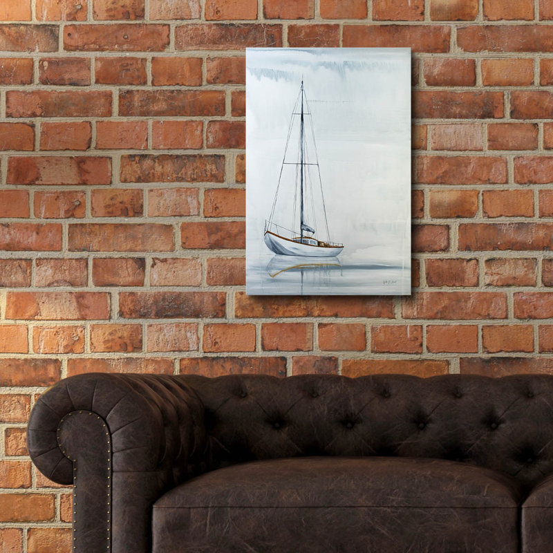«Sail On The Horizon» par Yvette St. Amant, art mural en verre acrylique, H 24 po x l 16 po x P 0,2 po