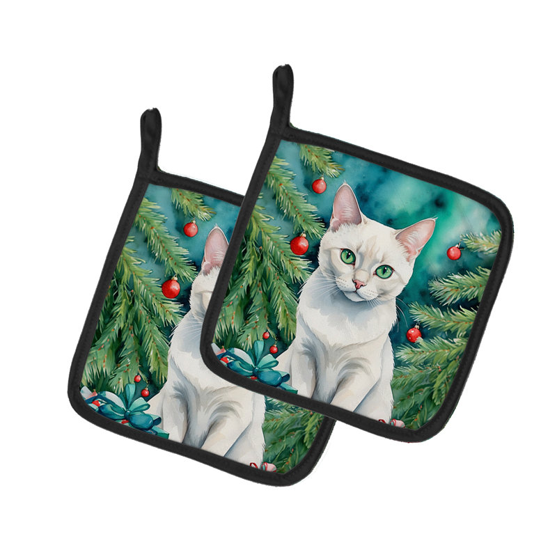 Paire de poignées pour chat étranger