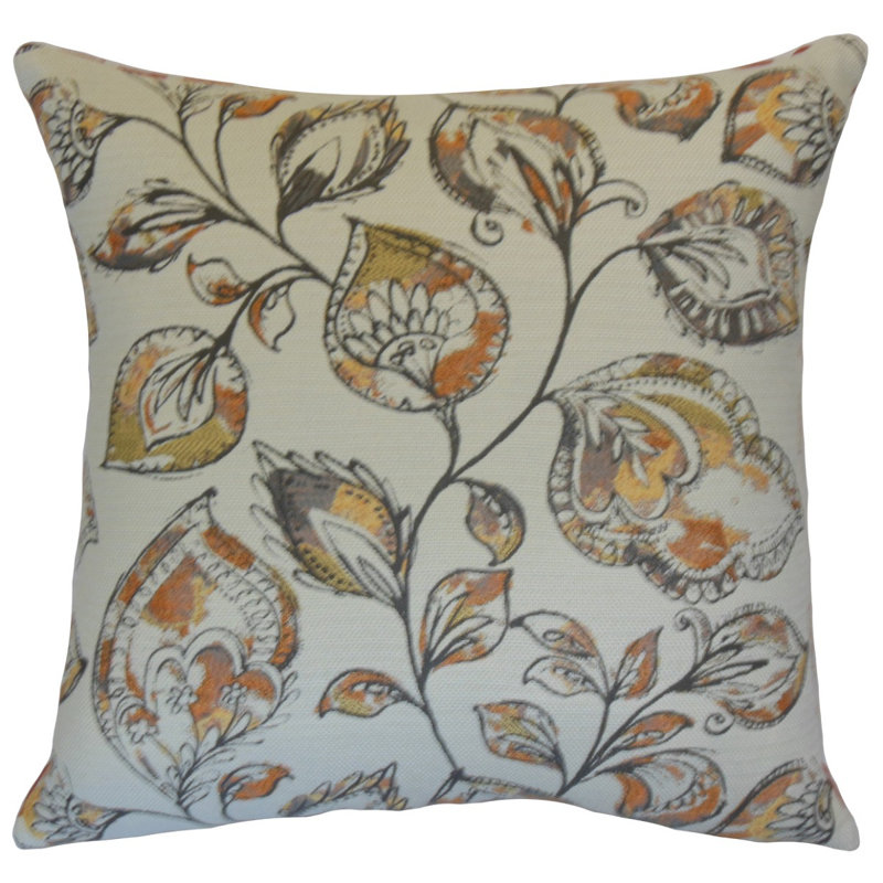Coussin décoratif Floral, Hauteur (26 po) x largeur (26 po)