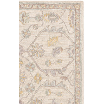 Tapis marocain en laine touffeté à la main Blossom