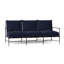 Roma 77" Wide Outdoor Patio Sofa-729705144-729704735