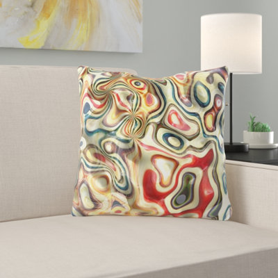 Abstract Throw Pillow