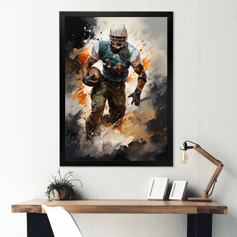 «Football Rapid Field - Sports», reproductions d'art mural, Cadre photo noir, H 20 po x l 12 po x P 1 po