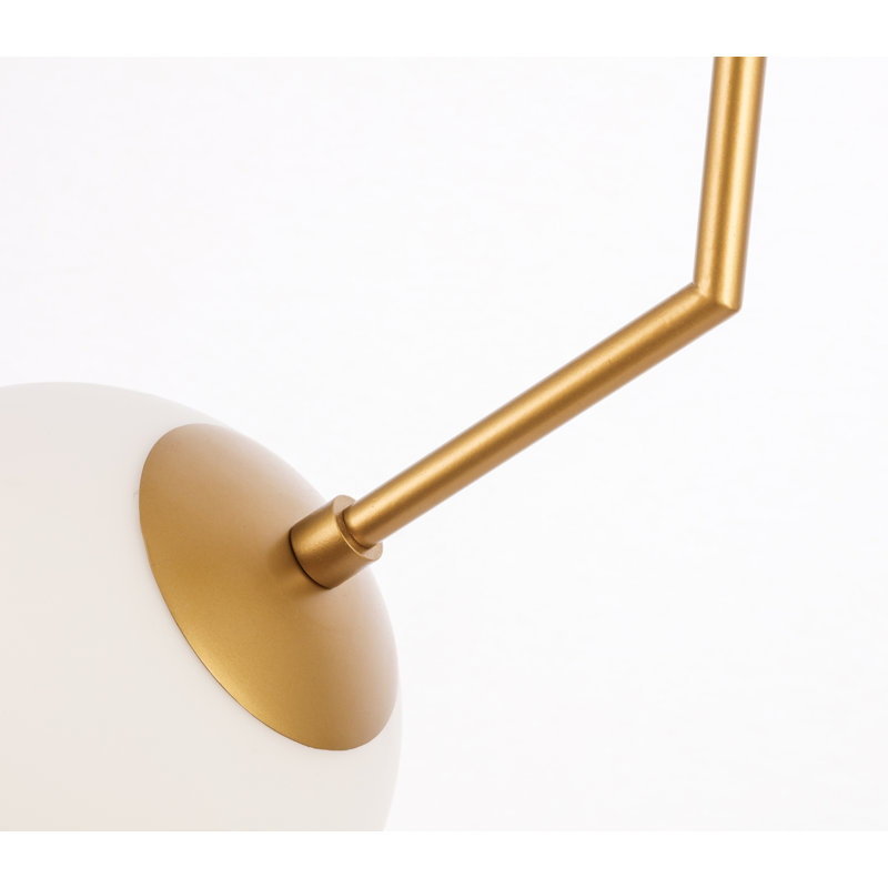 Suazo 2 - Light Cluster Pendant, Frosted, Brass