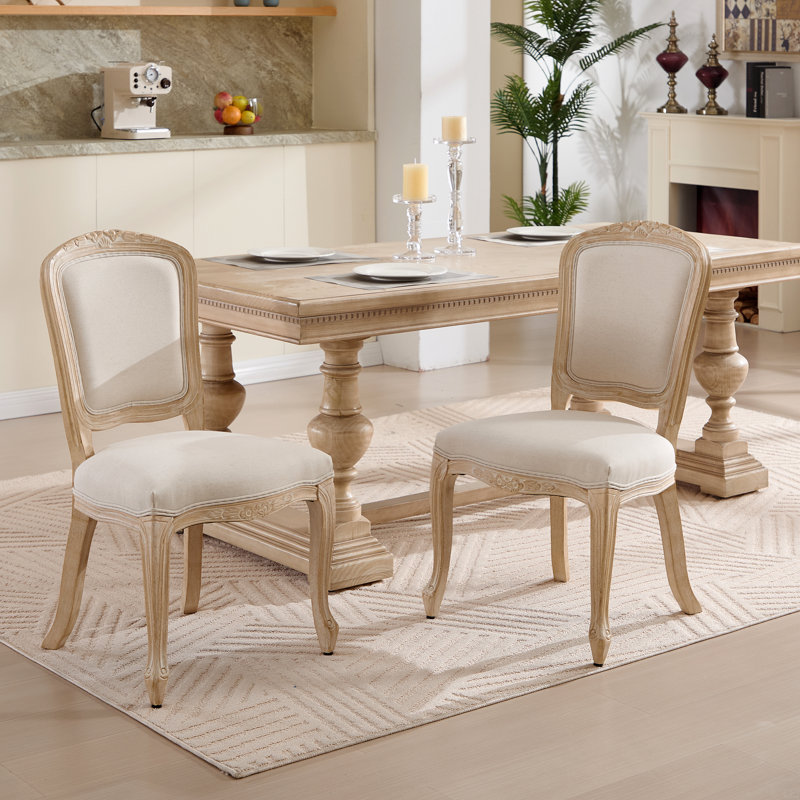 Ensemble de 2 chaises de salle à manger rembourrées