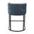 26" Upholstered Metal Barrel Counter Bar Stool-340202079-341230627