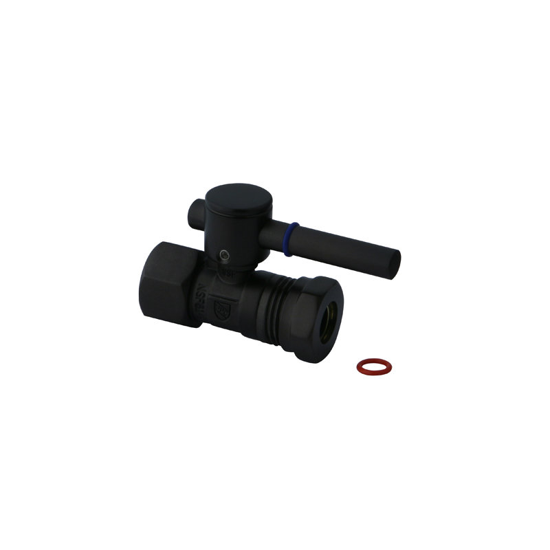 South Beach Straight Stop Valve, Oil Rubbed Bronze