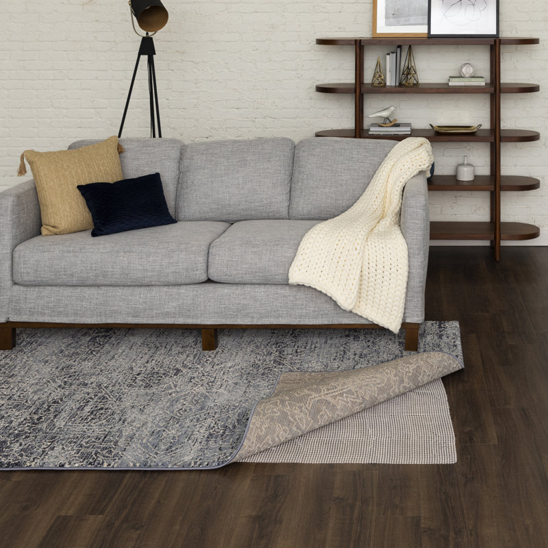 Sous-tapis intérieur antidérapant de 0,01 po Tylersburg, Rectangle 2 pi x 4 pi