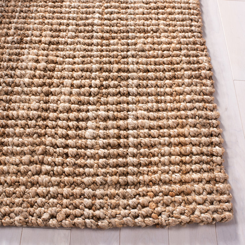 Tapis en jute tissé à la main Martha Stewart, Carré 4 pi