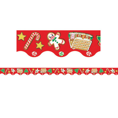 Bordure de Noël pour enseignant