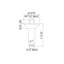4" Ceiling Mount Shower Arm-53673628