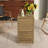 C-Shape End Table  Brown
