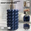 Ensemble d'accessoires de salle de bain 2 pièces, distributeur de savon en résine et porte-brosse à dents pour salle de bain, salle de bain d'invités, appartement et dortoir, bleu marine Better Trends Nova-129480805