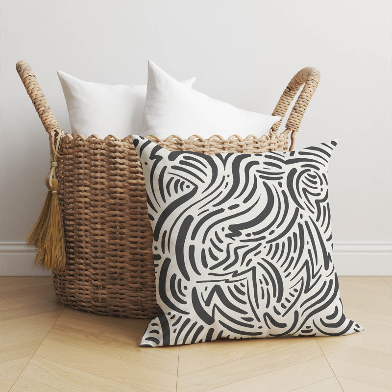 Coussin décoratif Cozy Swirl, H 26 po x l 26 po