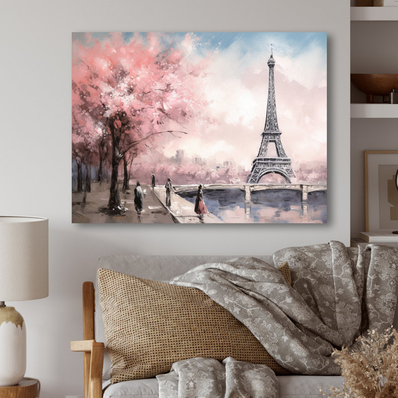 Chef-d'œuvre de la Tour Eiffel II - France, art mural en métal, H 12 po x l 20 po x P 1 po