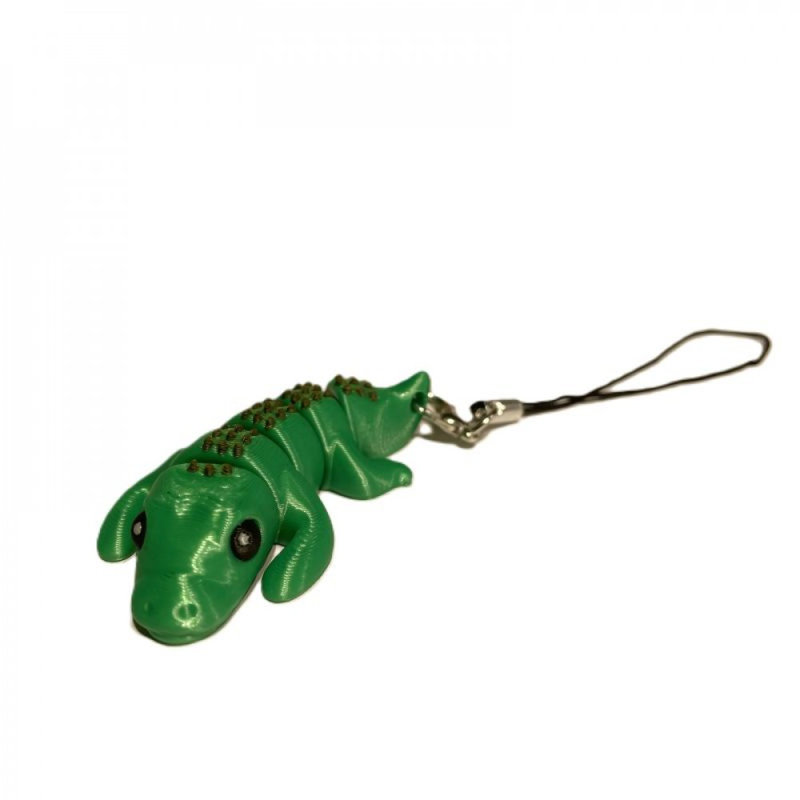3D Printed Crocodile Ornament