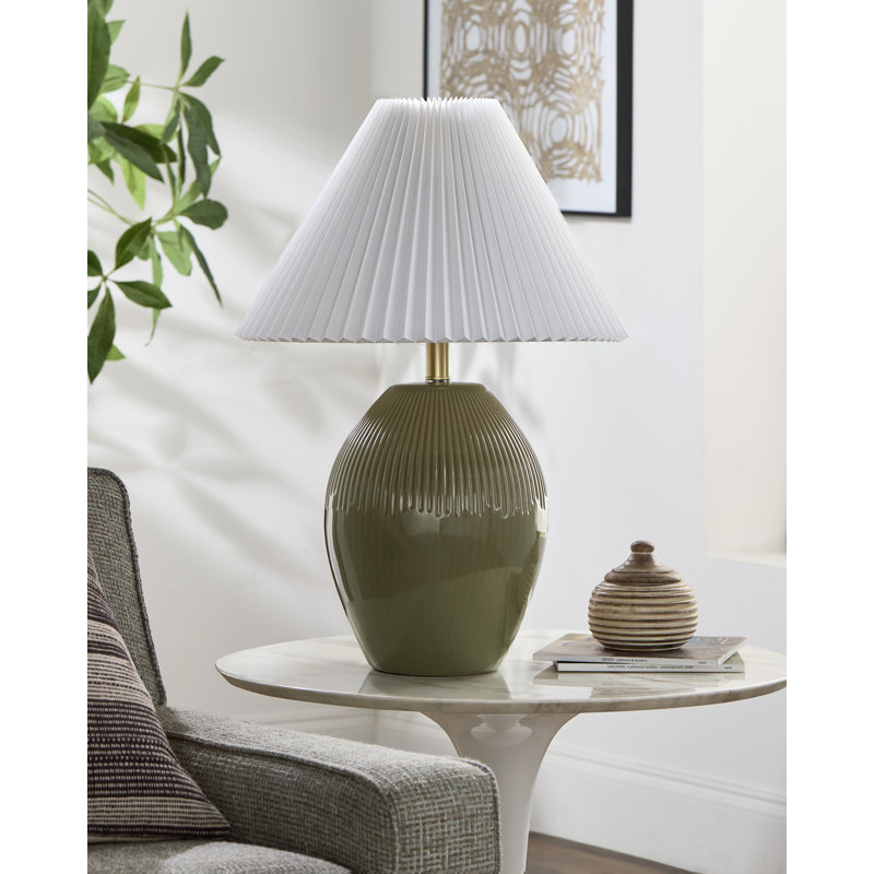 Lampe de table Stoltzmann, Vert foncé