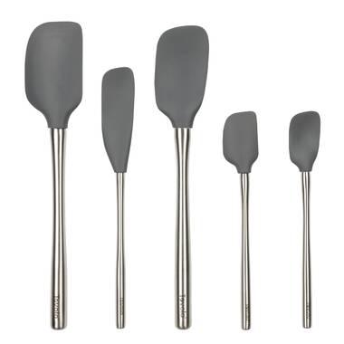 Flex-Core Stainless Steel Handled Spatula 5 Piece Set for Meal