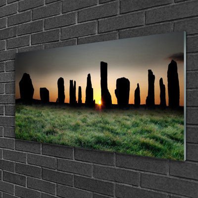 Rock - No Frame Print on Glass