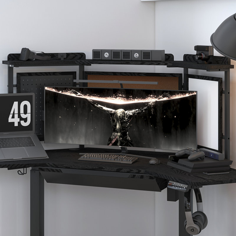 23.5"H x 48" W Back Board only, Black