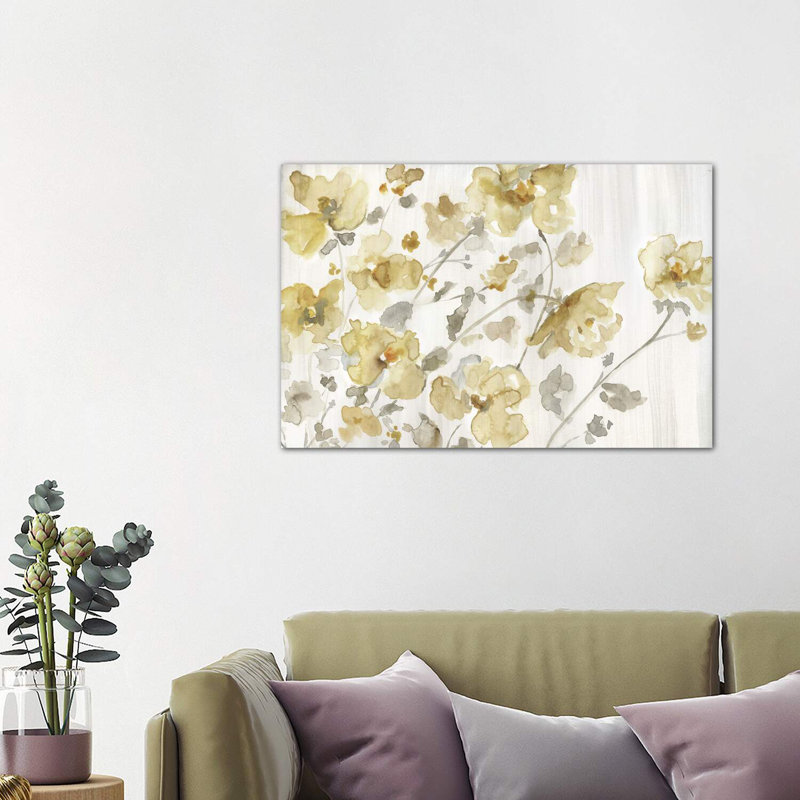 Blooming Neutral by Nan - Wrapped Canvas Print, 101.6 cm H x 66.04 cm W x 1.91 cm D
