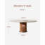 Oval Faux Marble Top Dining Table-501395215