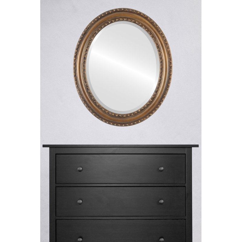 Workington Oval Mirror, 43" x 33", Sunset Gold