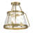 Sonali Glass Semi Flush Mount in Brass-1929354167