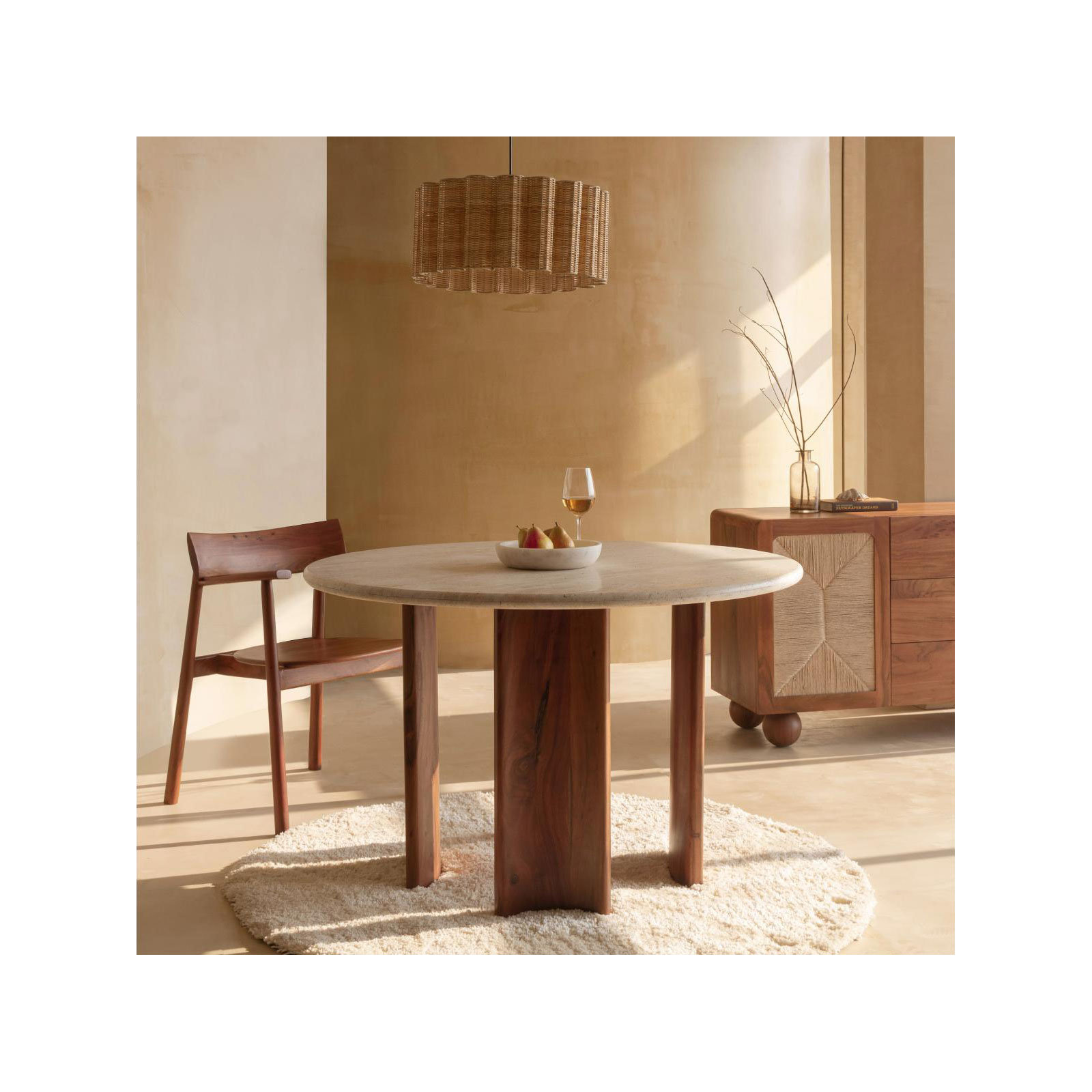 Catalena 47'' Round Dining Table