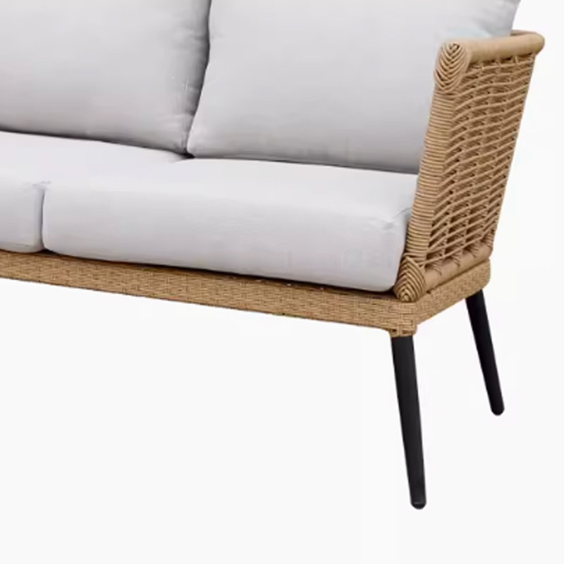 Canapé d'extérieur 72,83 po Farnell avec coussins Sunbrella®, Brun