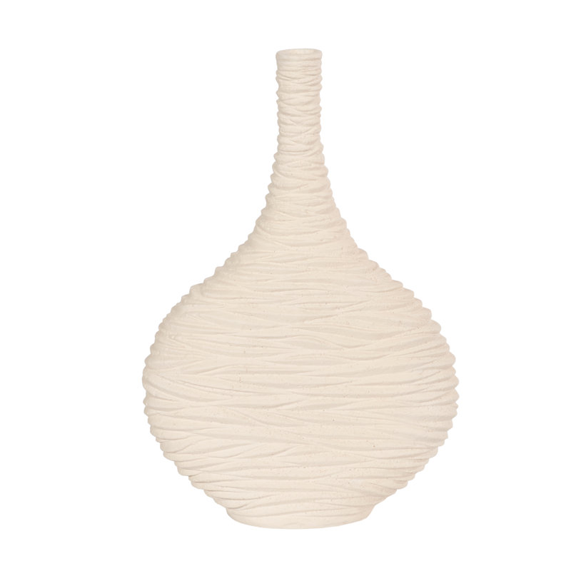 Hanke Waves Bottle Floor Vase